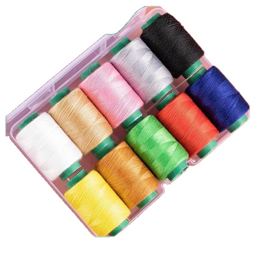 Household hand sewing needle and thread sewing clothes white and black thin thread sewing thread hand sewing thread set