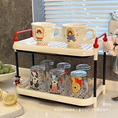 杯架沥干架子收纳置物架桌面可沥水马克杯架家用放水杯水厂家