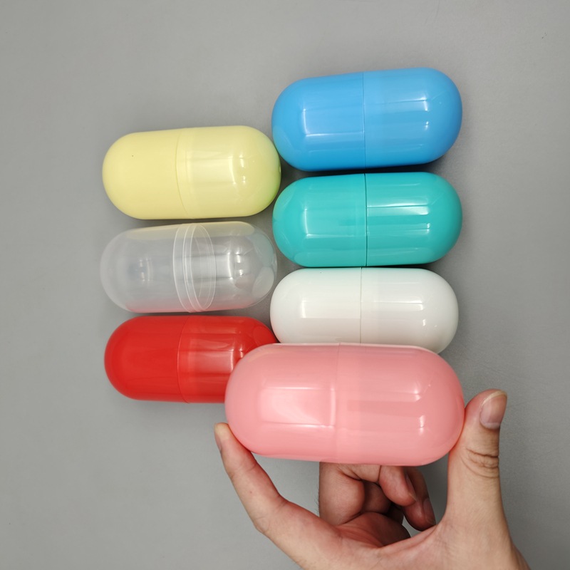 5*10cm Capsule Shell Empty Capsule Box Capsule Box Capsule-Shaped Box Time Capsule Gift Machine Eggshell Blind Box