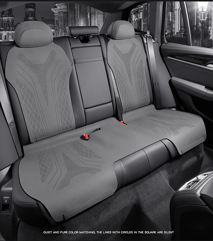 18-23 BMW x3 cushion breathable perforated summer suede seat cover BMW ix3 for four seasons seat cover