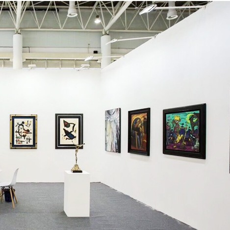 4040无缝展板书画展板展览文化宣传墙博物馆亚麻布书法作品移动展