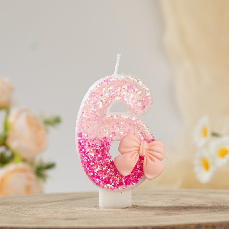 クロスボーダー誕生日ケーキデジタルキャンドル0-9歳クリエイティブデザートベーカリーショッププラグイン子供の1歳の装飾パーティー|undefined