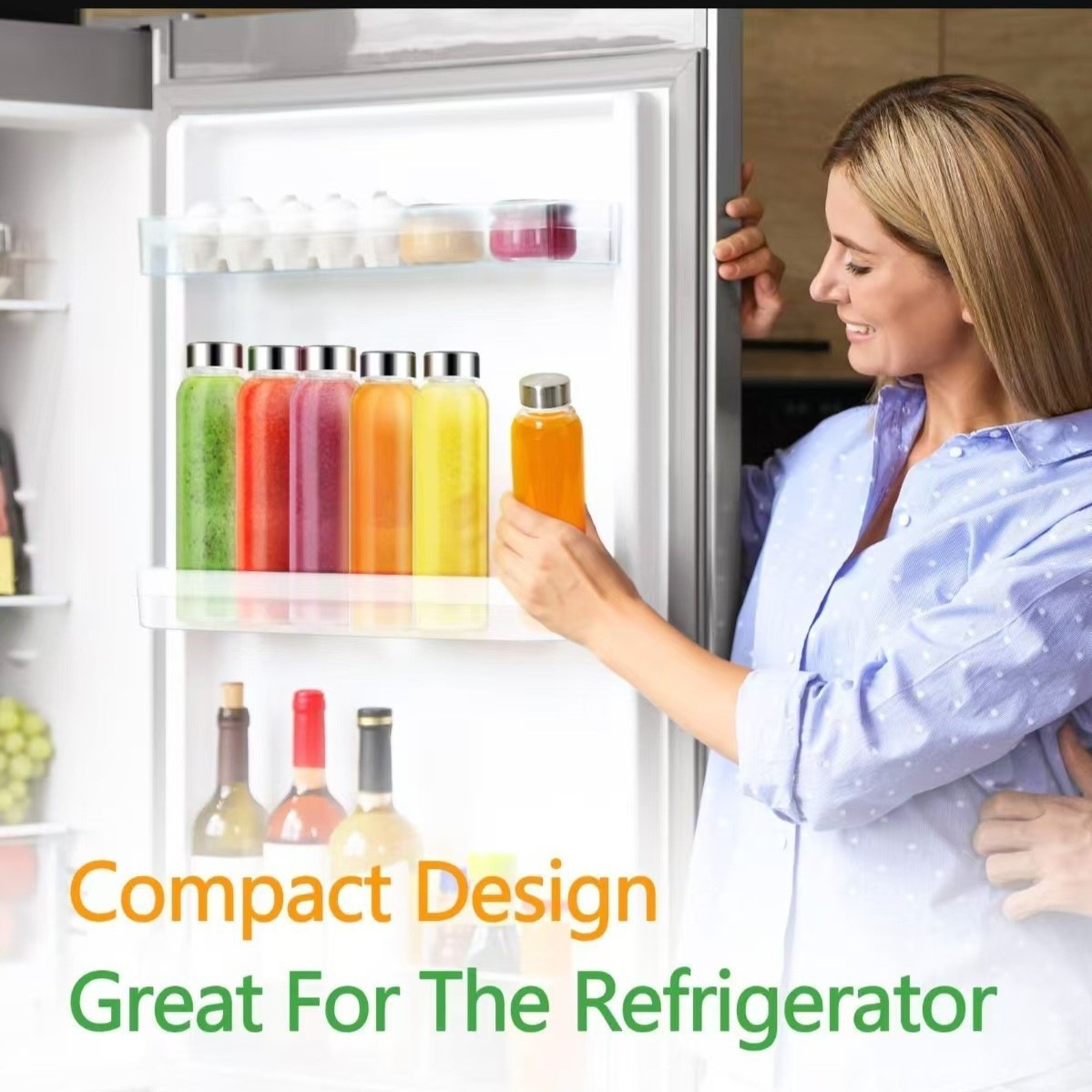 Taza de jugo de vidrio de exportación de Amazon con tapa de botella de agua deportiva taza de vidrio casera de vidrio transparente taza de bebida