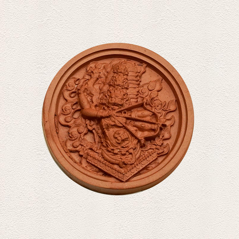 진흙 닦아 다양한 옵션 HUANG CAI 과거의 삶 검은 신 코끼리 코 펜던트 닦아 THANGKA