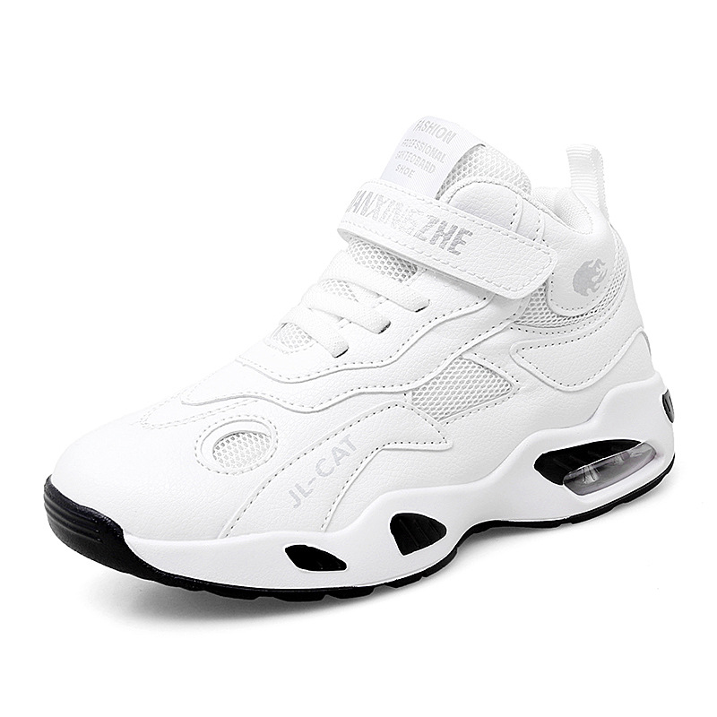 2025 otoño y invierno para niños zapatos de baloncesto con almohadilla de aire para niños zapatos deportivos de alto nivel zapatos de carreras casuales para niñas un cabello