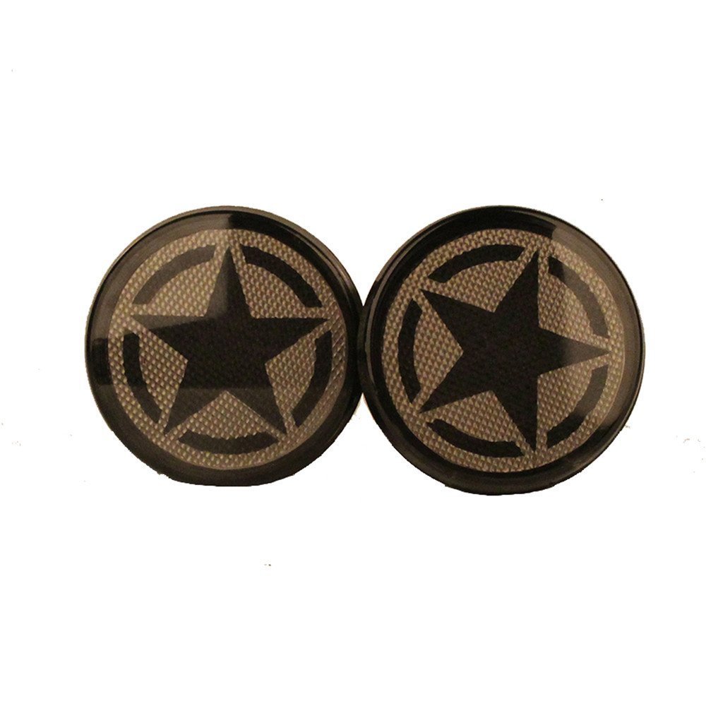 Suitable for 07-18 Car Wrangler Accessories Jk Off-Road Vehicle Modification with Five-Pointed Star Blackened Turn Signal Lights