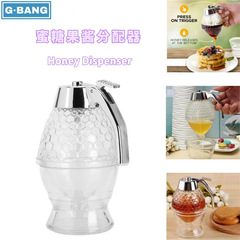 跨境蜜糖果醬按壓分發器honey dispenser糖漿擠壓器果汁分配器