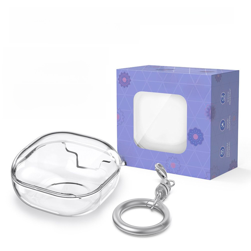 適用於三星Galaxy Buds Pro&Live&2&2 Pro&FE透明防摔TPU耳機殼