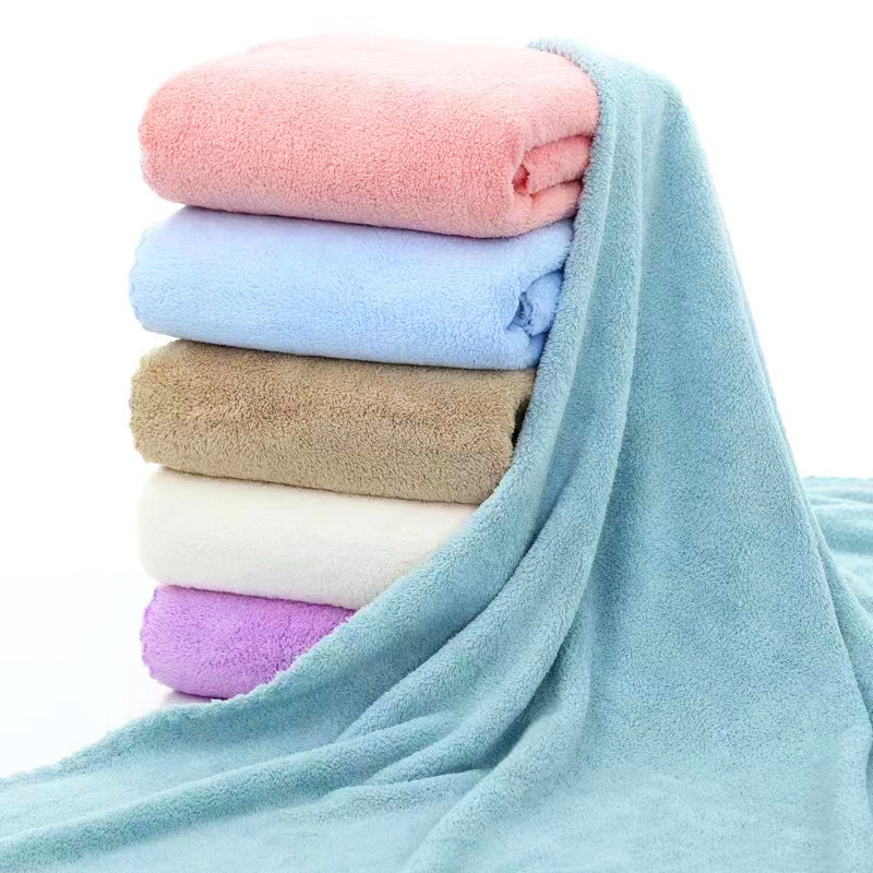 coral beach bath towel for home use