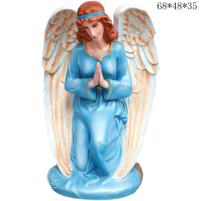 70cm de rodillas ángel mano