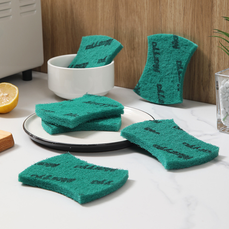 [Meiliya] decontamination scouring pad special offer Pack 6 pieces household washing pot stain removal bowl cleaning department store
