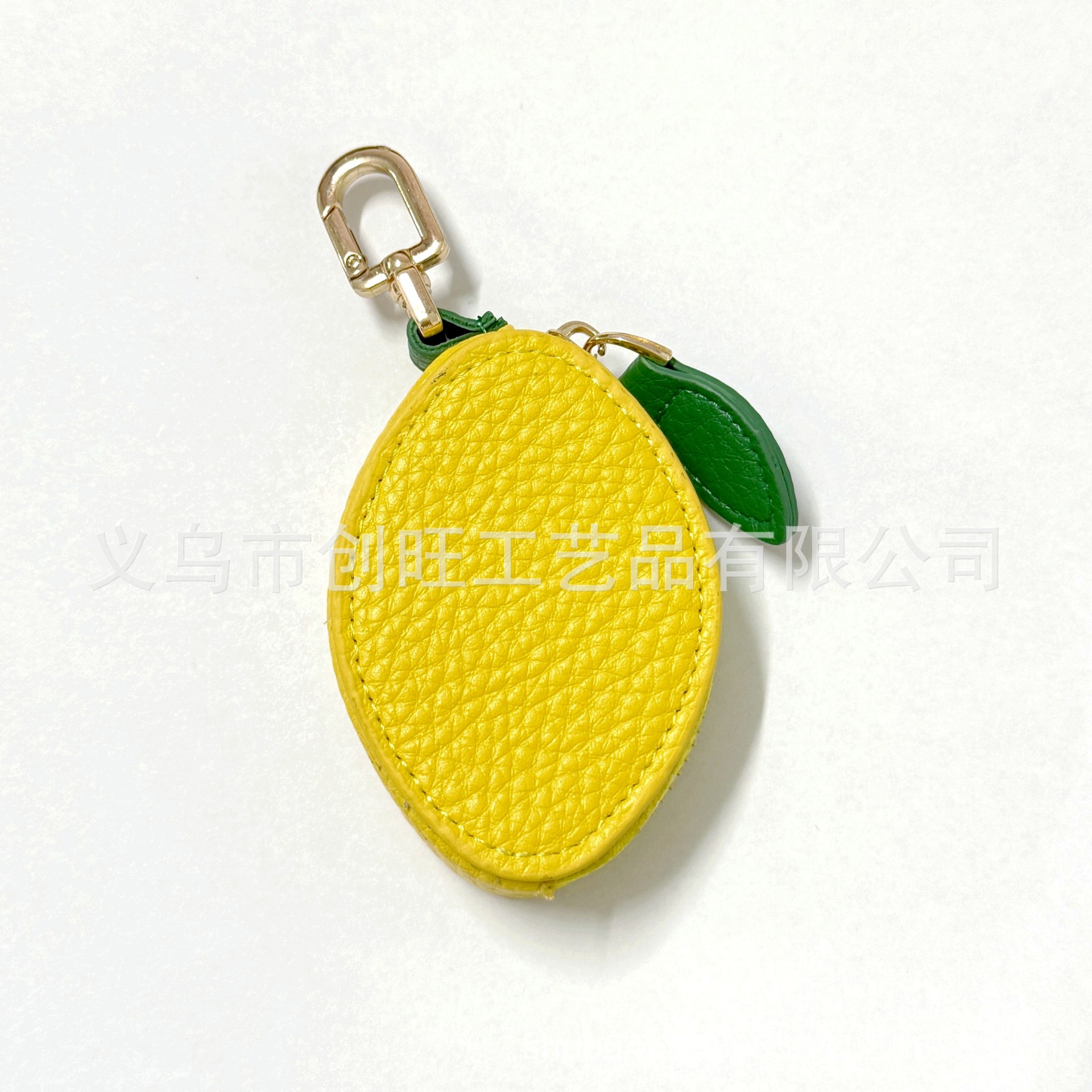 Mini Monedero de Cuero con Diseño de Fruta de Corteza image 8