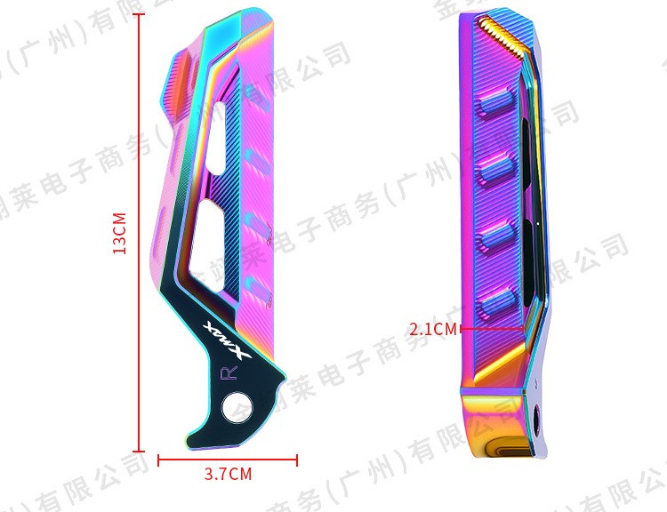 Suitable for Yamaha Nmax155 Modified Rear Footrests Nvx155Aerox Aluminum Alloy Anti-Slip Left and Right Footrests