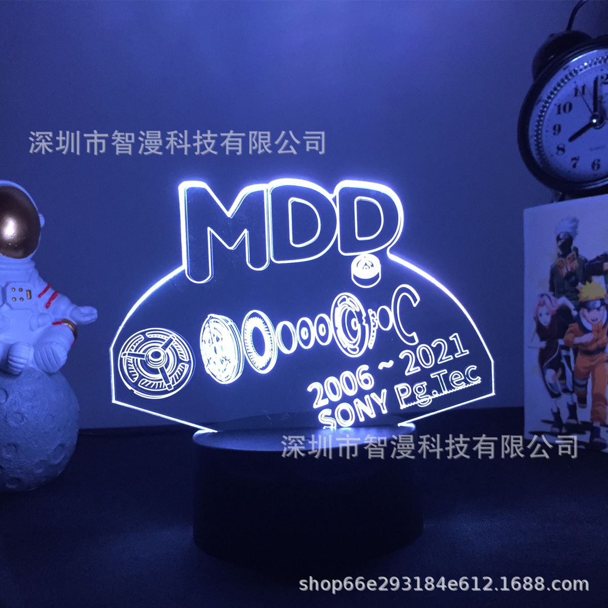  Controlador de juegos PS/Xbox con auriculares 3D, lámpara LED multicolor, acrílico, regalo para exportación