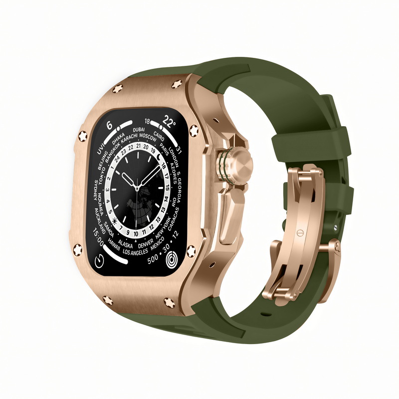 Para iwatch ultra49 reloj correa de Apple Correa protectora Shell 316L Acero inoxidable Richard cambiado al traje