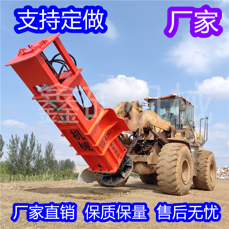 建筑工程涵洞回填土夯实机高品液压夯液压滚筒夯实器 高频滚筒夯