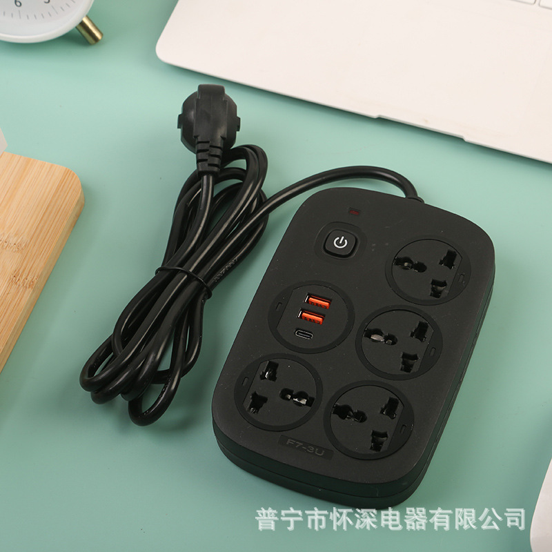 Conector USB de exportación con puerto C estándar británico estándar europeo estándar americano caja neutral caja blanca y negra opcional escritorio de oficina doméstica