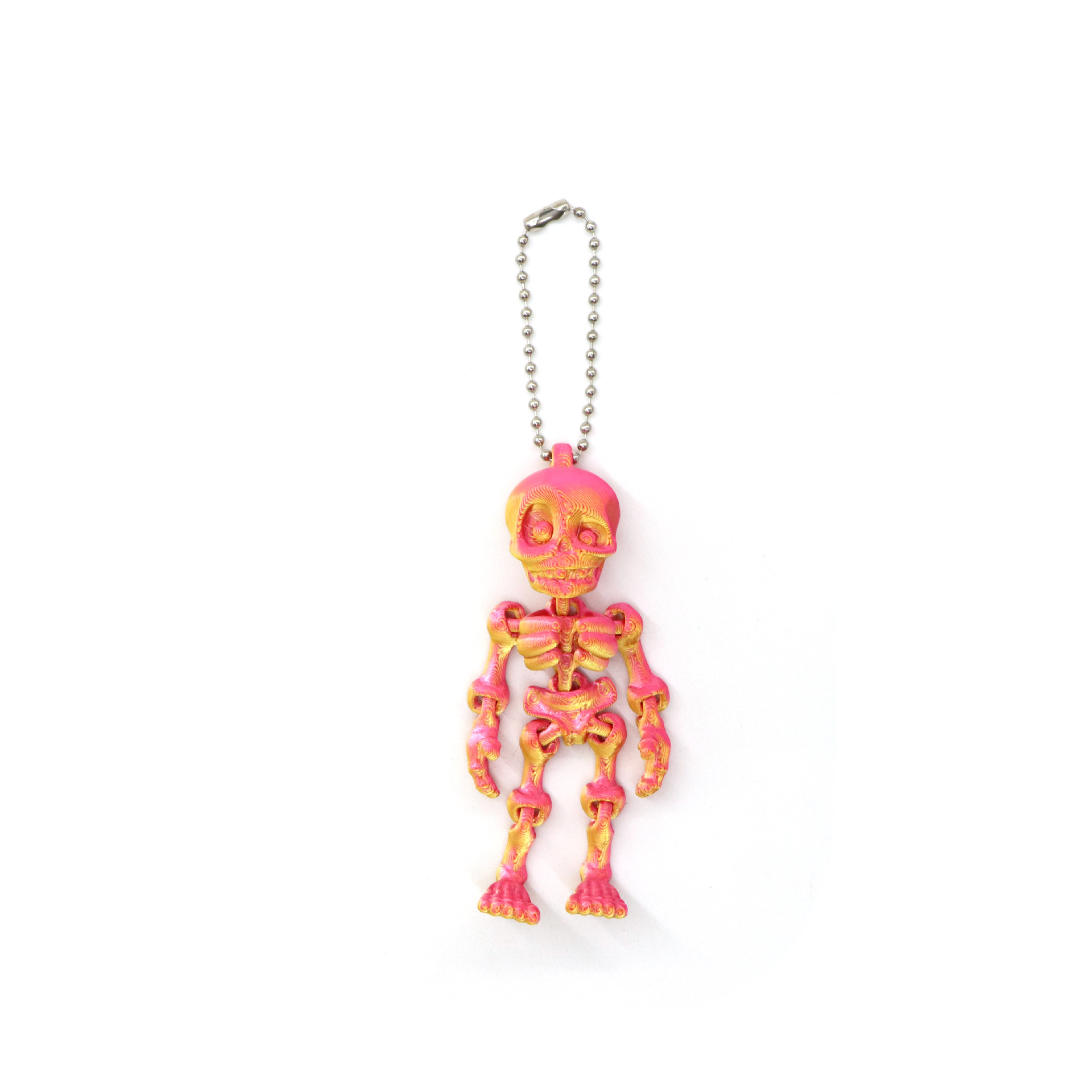 Explosivos transfronterizos, impresión en 3D, esqueleto de calavera, articulaciones de humanos, juguetes de Halloween para niños, pegatinas creativas para refrigeradores