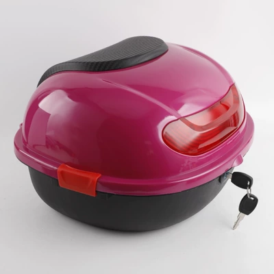 Motorcycle trunk, Suitable for the trunk of - rose-red