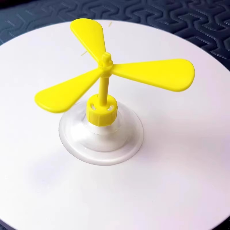 Bamboo Dragonfly Hat Suction Cup Motorcycle Motorcycle Toy Decorative Windmill Electric Car Helmet Small Fan Horn Rotating