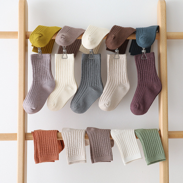 Children's autumn knee socks for new born girl's