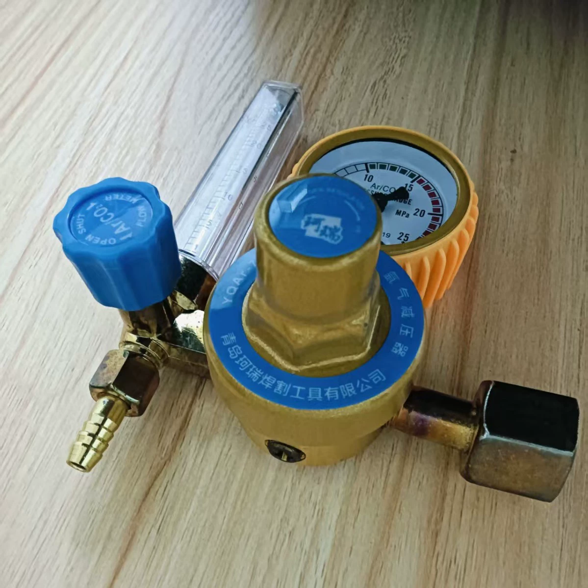 Аргонометр Энергосберегающий редукционный клапан манометр Манометр расходомер Пневматический манометр Медный аргоновый редуктор Аксессуары для приборов