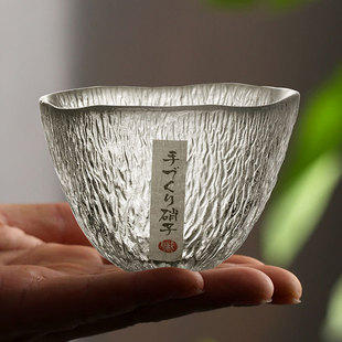 First Snow Master Cup Large Tea Cup Rain Cup Japanese Wine Glass Phnom Penh Glass Hammer Kung Fu Tea Individual Single Cup