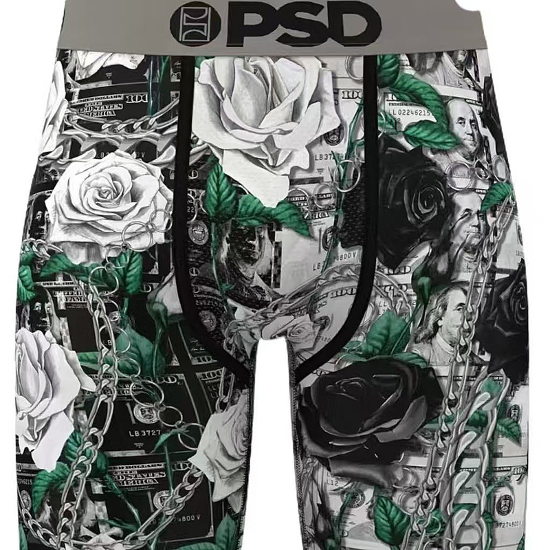 【国境を越えたホットスタイル】アメリカのトレンドブランド PSD メンズ下着 プリント スポーツ ランニング フィットネス ボクシング ボクサーブリーフ|undefined
