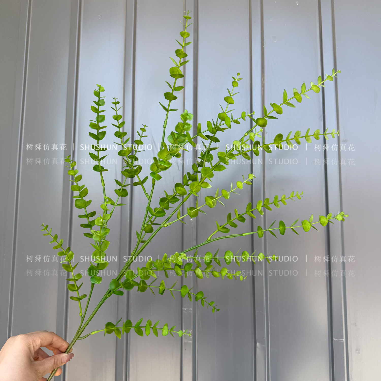 4 tenedor eucalipto (verde degradado)