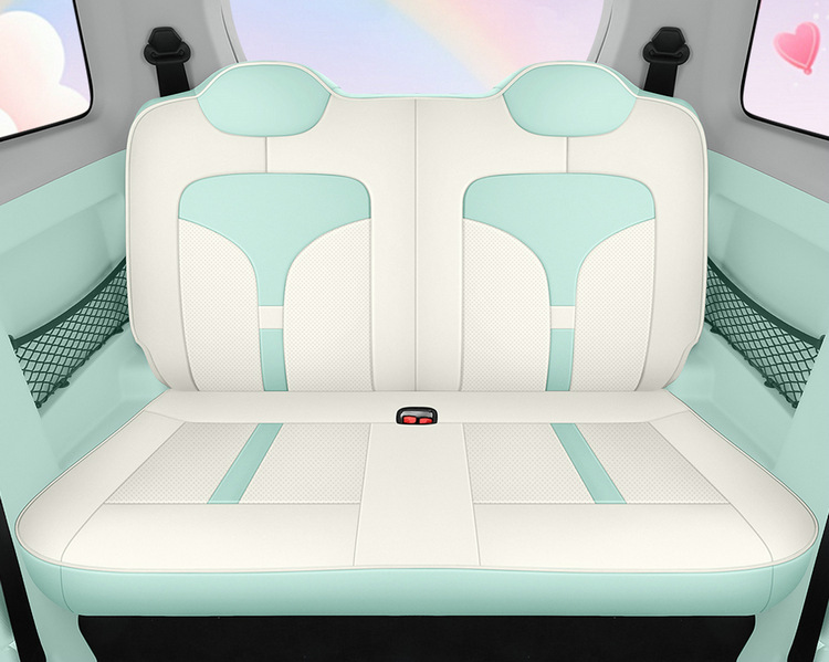 2024 Zhidou Rainbow Special Seat Cover Cute Girl Four Seasons Universal Comfortable Wear-resistant Special Car Cushion Leather Seat Cover
