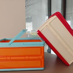 中秋節ギフトボックス木蓋折りたたみ式提篮春節ギフト収納ボックス収納ボックスは色変更可能、ロゴ印刷可能ギフトボックス