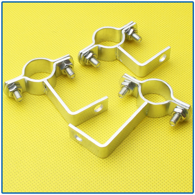 加厚粗鱼尾抱卡子水管天然气燃气管卡管夹管箍吊码固定支架4分6分