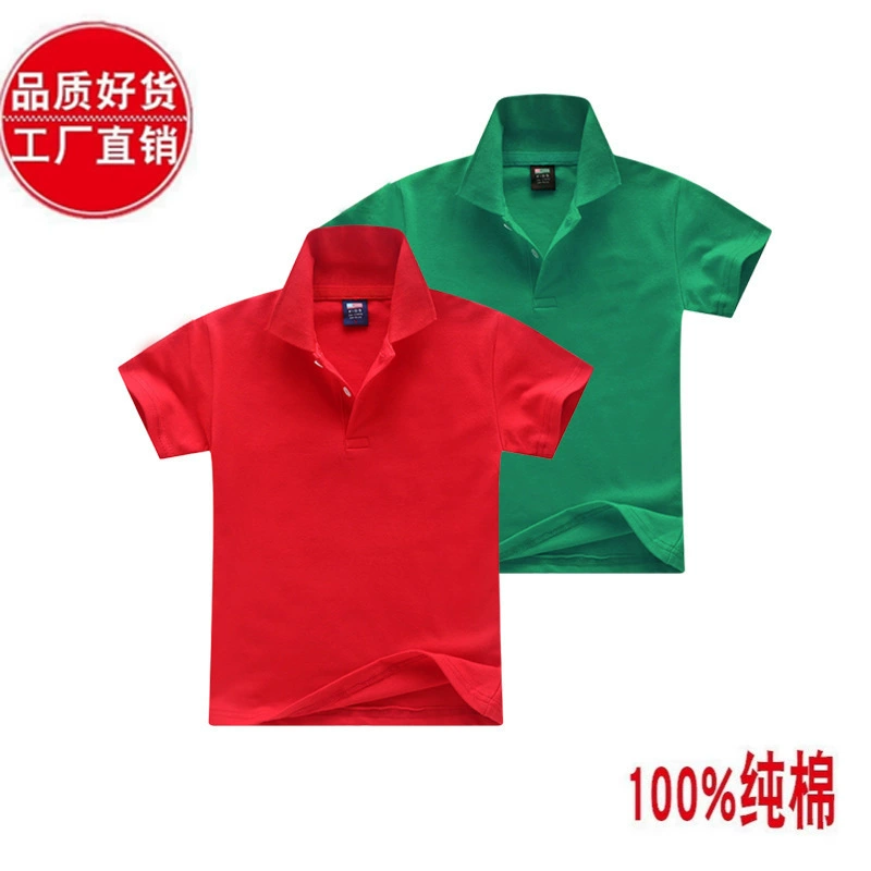Летняя детская polo, хлопковая футболка для мальчиков, с коротким рукавом