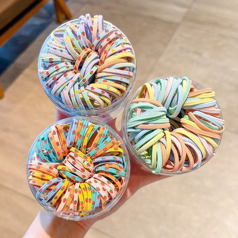 Children's elastic durable hair rope
