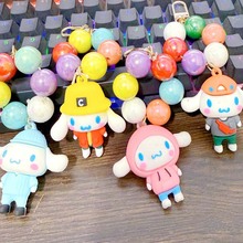 新款玉桂狗公仔书包挂件 可爱diy手机配件跨境钥匙扣精美饰品批发