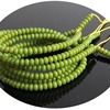 Apple, Bodhi rosary, abacus, green rosary with round beads, 108 beads