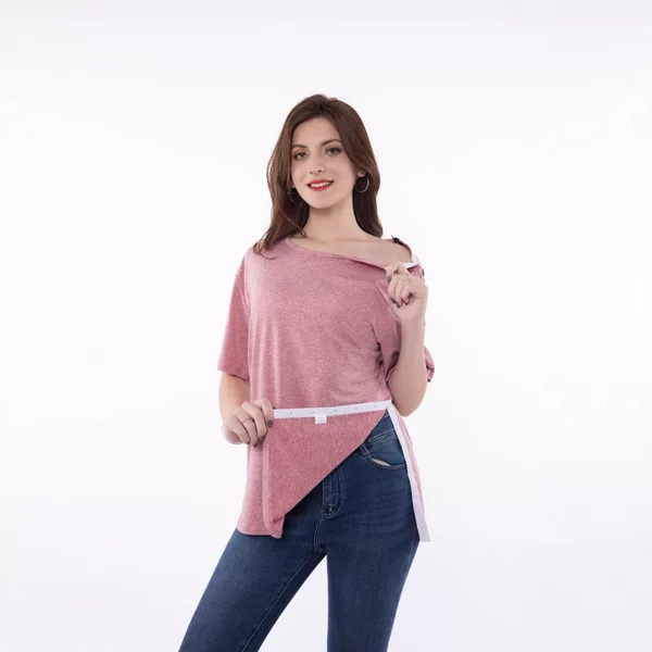 Unisex Post-Surgery Shirt with Rotating Cuffs, Chest Recovery Shirt with Full Snap Buttons, Dialysis and Chemotherapy Clothing