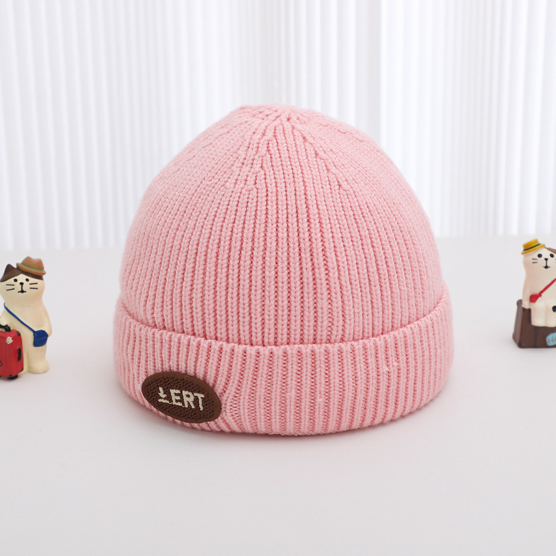 Sombrero para bebés otoño y invierno caliente a prueba de viento sombrero de lana de punto recién nacido pequeño mes bebé lindo super lindo gorra