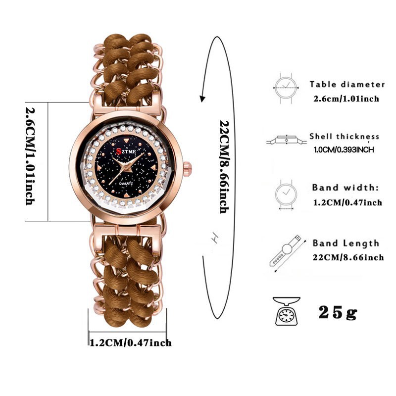 Új, legkelendőbb kompakt és sokoldalú kvarcóra, kör alakú kis számlappal, ötvözött női karóra_voghion.com