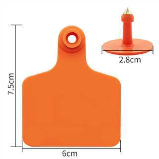 TPU láser escribiendo ganado signo de oreja con la palabra cabeza de cobre macho clavo vaca Etiqueta de oreja grande ganado Etiqueta de oreja extra grande ganado Etiqueta de oreja