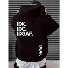 J 46118 Simple Letter Print Hoodie ��ĸñ�� ����ѷ�羳ŷ����