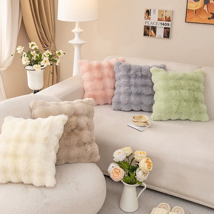 Plush pillow, sofa, pillowcase for sleep, high-quality style