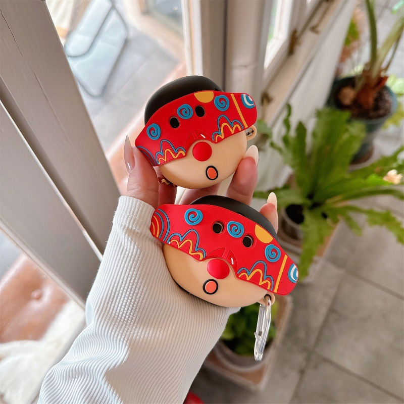 Airpods4 funda protectora 2024 funda para auriculares para dibujos animados de silicona para Apple bluetooth funda de silicona ins linda 4ta generación