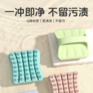 厂家硅胶洗头刷按摩梳清洁头皮止痒洗发梳干湿两用沐浴头部抓头器