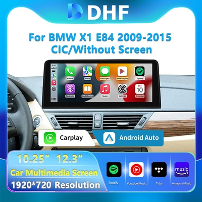 10.25''12.3'' Car Navigation System Suitable for 09-15 Bmw X1 E84 Cic/No Screen Central Control