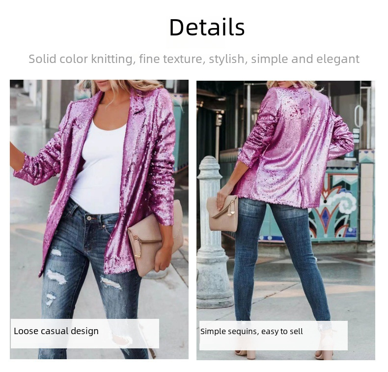 Elegant Cross-Border Blazer Image 6