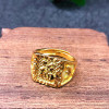 New men's big ring jewelry Vietnamese Sand gold gold plating, fortune, fortune, wealth opening big men's rings wholesale