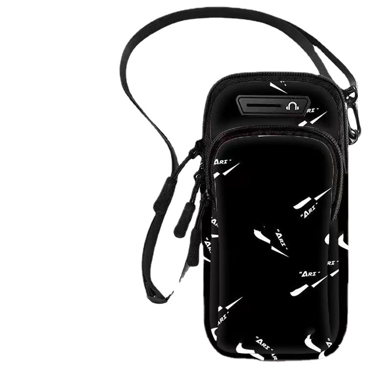 Pin de fábrica bolsa de brazo de teléfono móvil bolsa de brazo al aire libre hombres y mujeres deportes fitness brazo bolsa auricular agujero corriendo brazo bolsa multifuncional