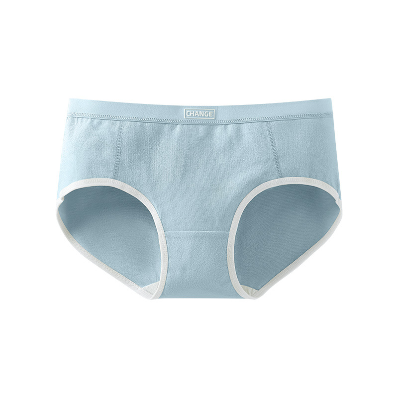 Un tipo de ropa interior de algodón para bebés, entrepierna antibacteriana de algodón para mujer, cintura media, ropa interior de algodón para niñas cómoda y sin costuras, refrescante