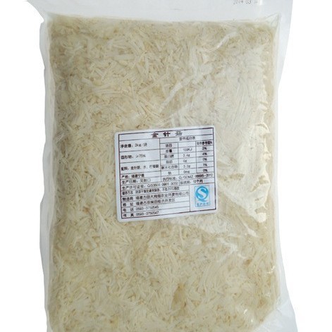 Gu Tian water-boiled enoki mushrooms wholesale 2kg bag golden enoki mushrooms